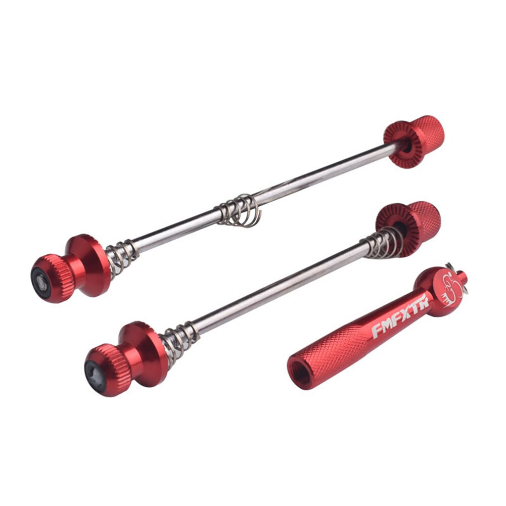 Pinchos para rueda de bicicleta, herramienta de liberación rápida para eje para bicicleta de montaña: Red