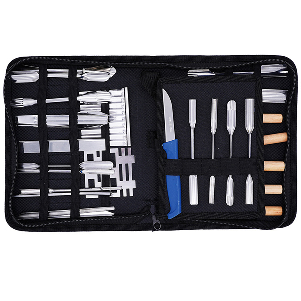 46 Pcs Set Of B Kitchen Chef Carving Knives Multi Functional Stainless Steel Food Carving Knife Set Carving Knife: Default Title