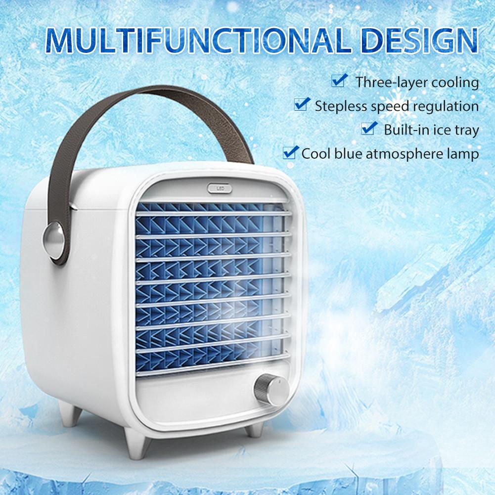 Auto Thuis Mini Airconditioner Draagbare Luchtkoeler Usb Opladen Persoonlijke Ruimte Air Conditioner Cooler Fan Air Cooling Fan