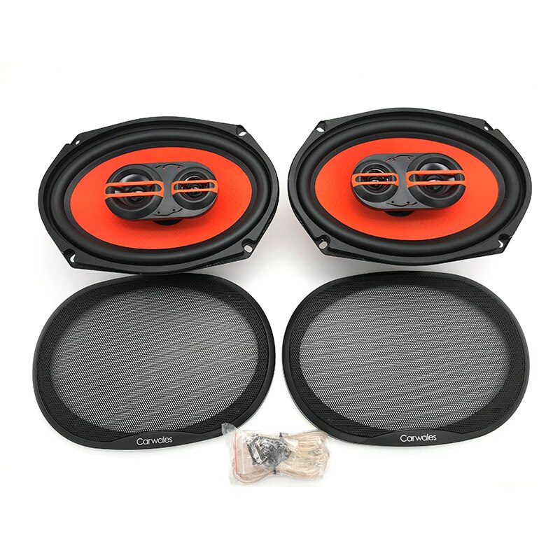 2 Stks 6*9 Inch 12 V 450 W Auto Subwoofer Max Ijzer Plastic 2-Way 2 Voice Coaxiale Audio Auto Luidsprekers Auto Sound Muziek Stereo