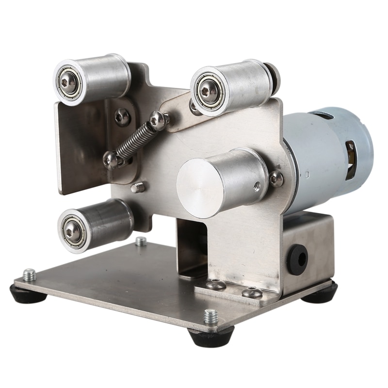 Small Mini Belt Machine DIY Polishing Machine Grinding Machine Fixed Angle Sharpening Machine Blade Desktop