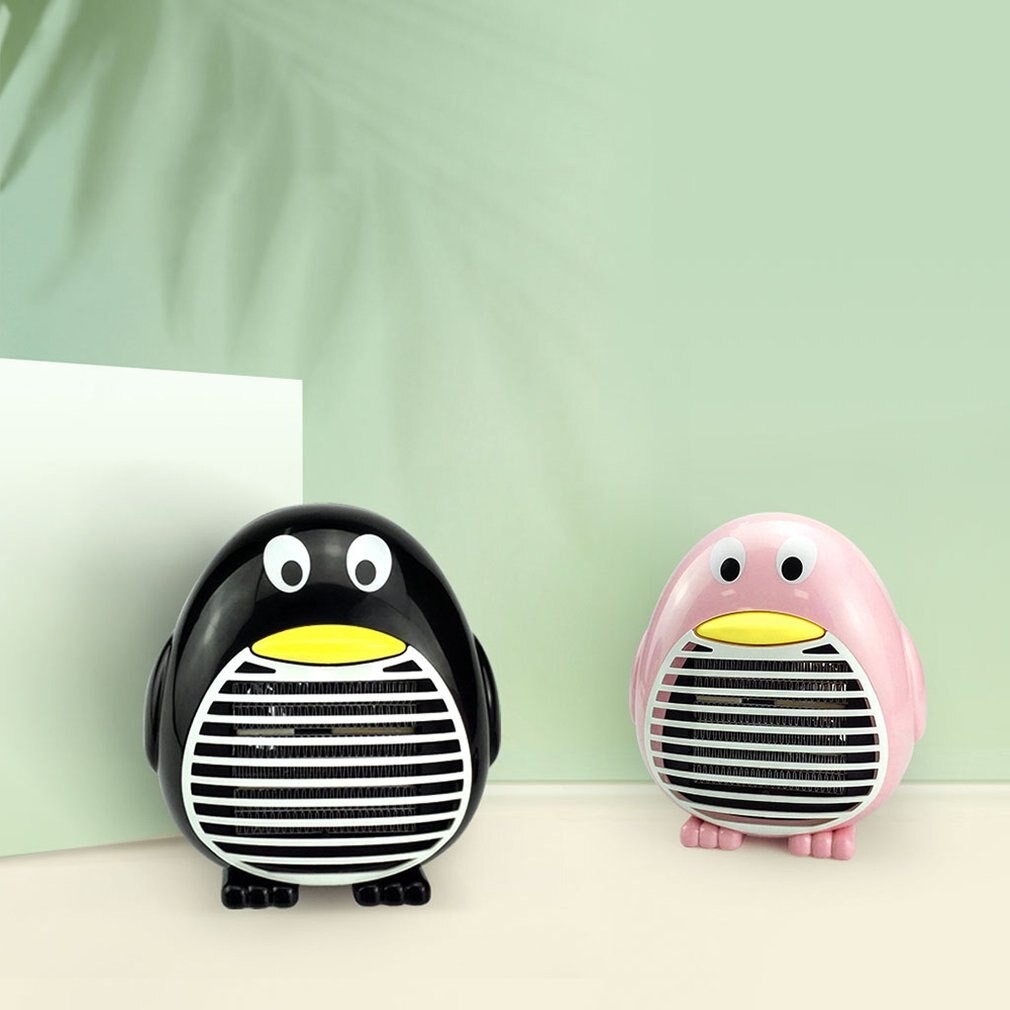 Elektrische Pinguin Heizungen Mini Schreibtisch Heizlüfter Mit PTC Keramik Heizung Element Schutz Heizung Für Büro Wohnzimmer