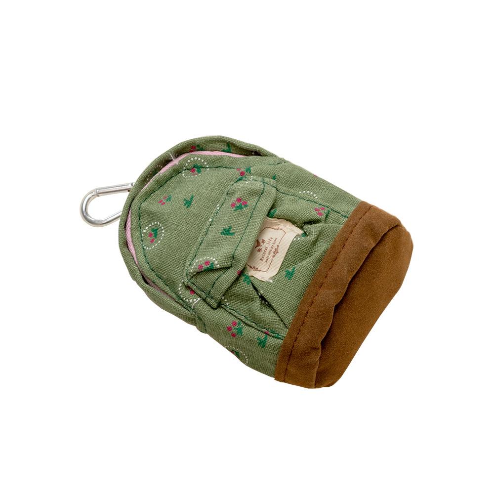 Bag Women School-bag Shape Purses Keys Bag Burse Mini Floral Zipper Bags Purses Coin Wallet Wallet Card Purses: black