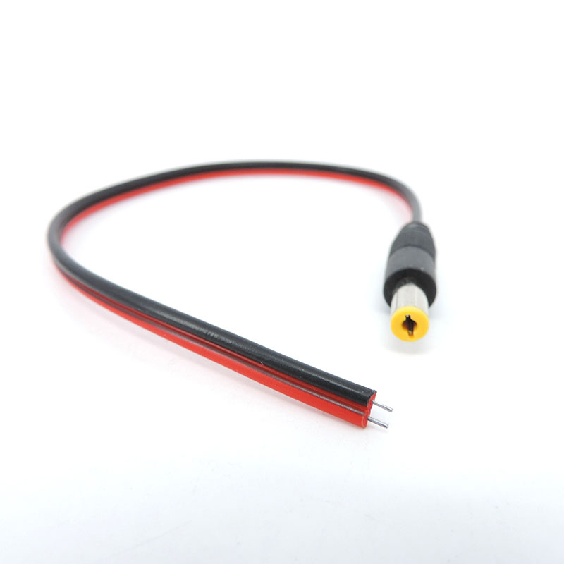 Conector de Cable de extensión para cámara CCTV, conector macho y hembra de CC de 5,5x2,1mm, 12V, 24v, Cable DC s1