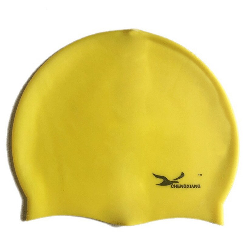 13 Styles Swimming Cap Waterproof Silicone Swim Pool Hat Adult Men Long Hair Women stretch Swimming Hats: C