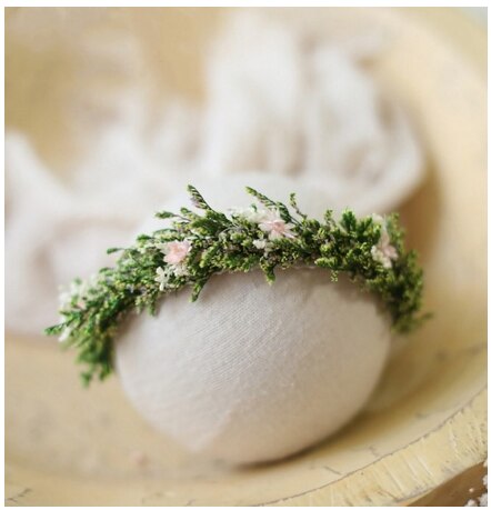 Accesorios para bebé, diadema con flores para infantil, estudio hecho a mano, accesorios de fotografía recién nacido, diadema de Navidad, diademas de boda: 1