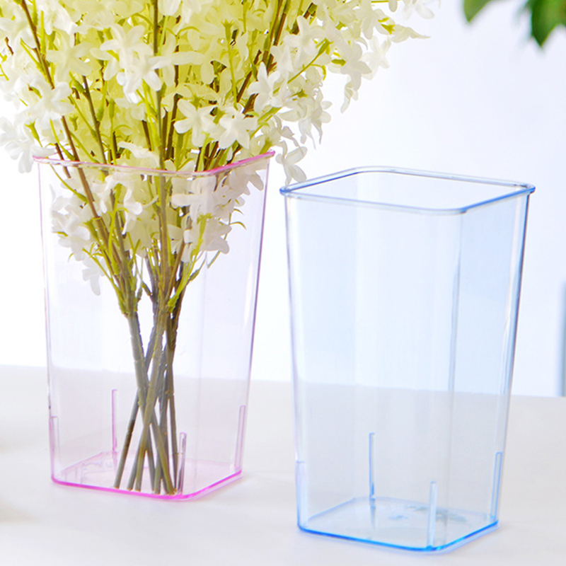 Acryl Extra Grote Wake Bloem Emmer Transparante Plastic Bloem Vaas Bloem Shop Huishoudelijke Home Decoratie Bloem Winkel