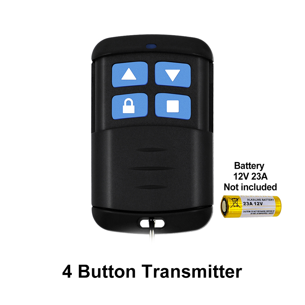 2CH RX Multi 433 a 900 Mhz Receiver Garage Door Opener Remote Control Gate External Multi-brand Controller Switch 12V 24V 220V: Brown