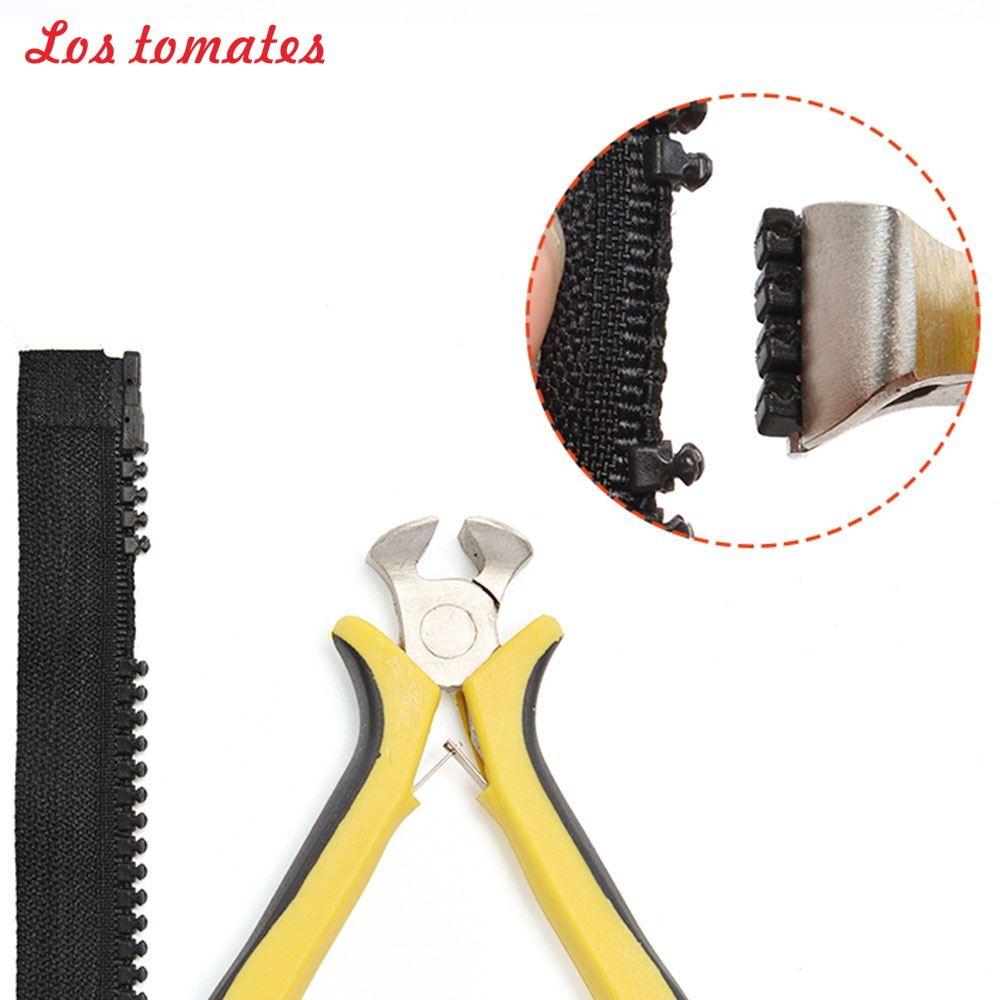 Zipper Repair tool Sewing Jacket Slider Install Plier Metal Lock Pull leather craft leather bag shoes make