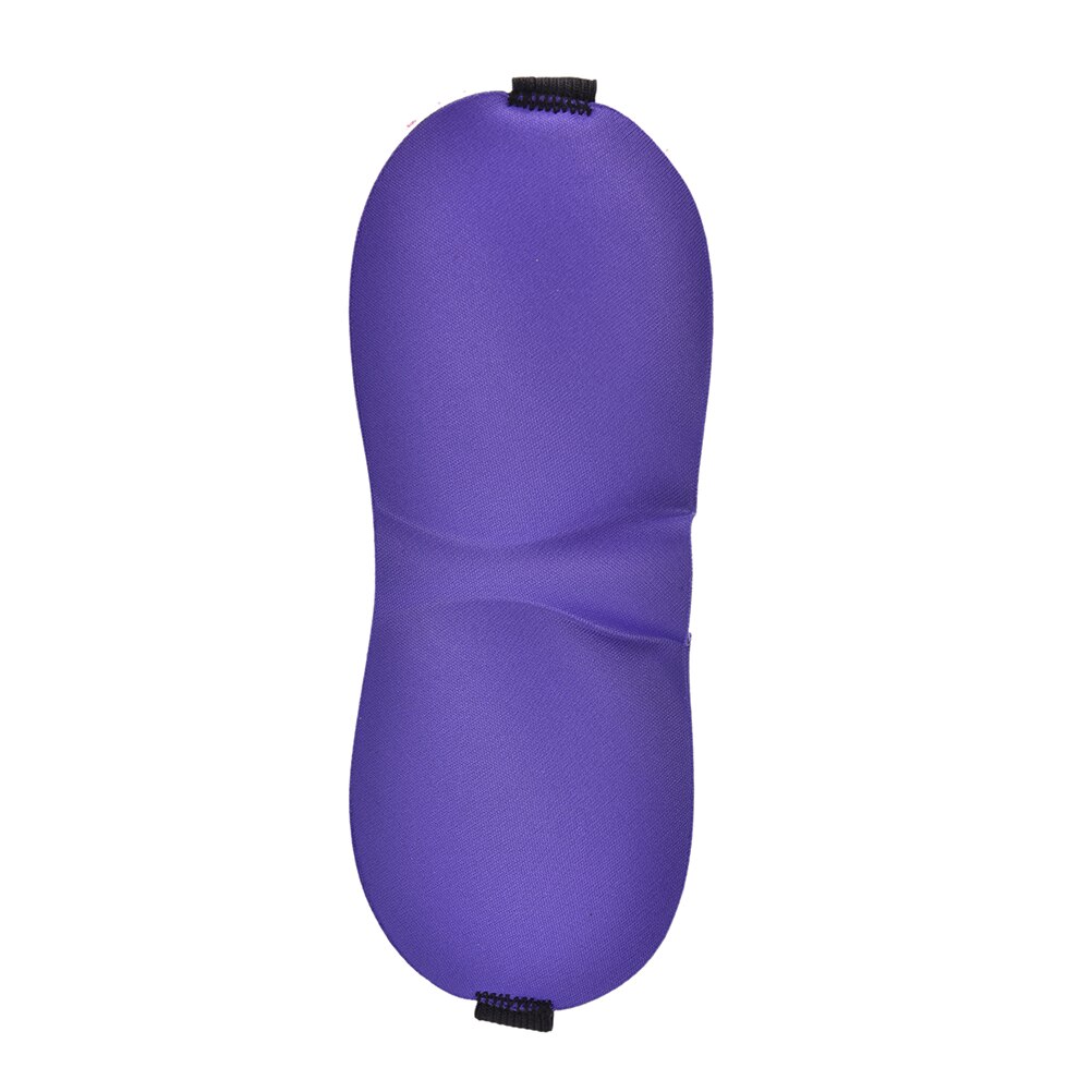 1pcs Sleep Mask 7 Colors 3D Eye Mask Night Relax Sleep Soft Padded Shade Cover Sleeping Blindfold 23*9cm: purple