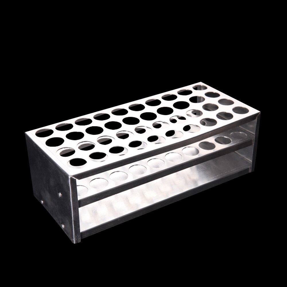 21.5mm 40 Hole Aluminum Test Tube Rack Multifunctional Laboratory Test Tube Holder