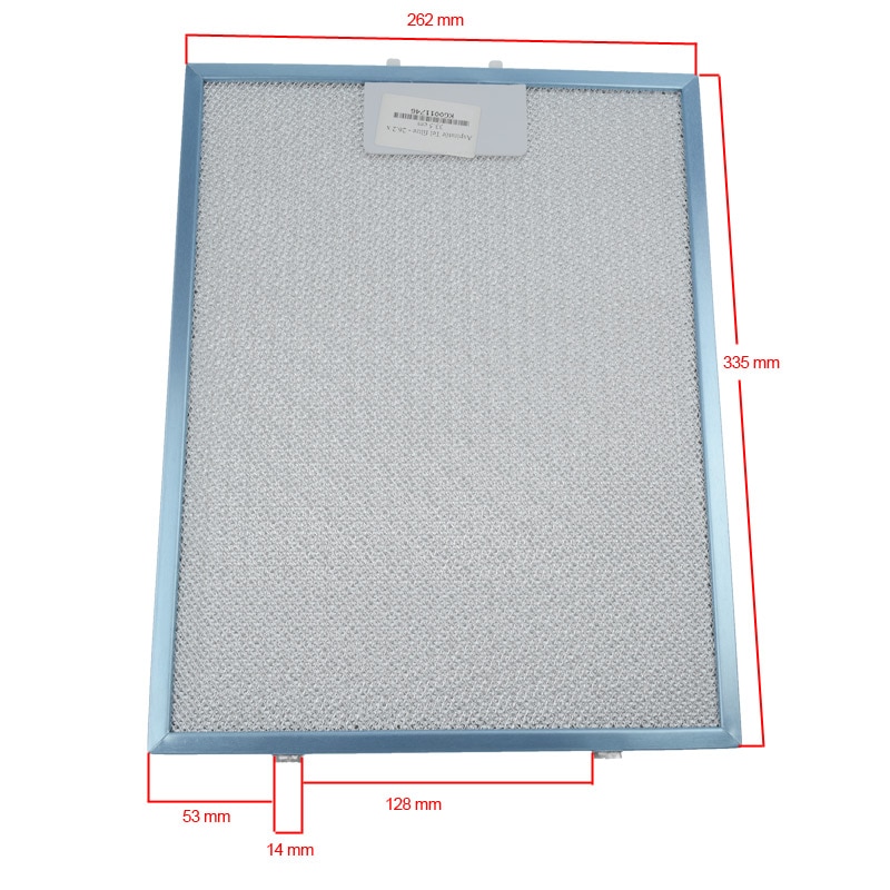 Emhætte mesh filter (metal fedtfilter) udskiftning til rendegraver adv 5160 s 1 stk