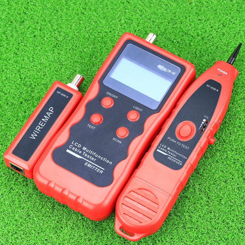 Cable Tracker Phone Line Tester BNC Network Finder USB RJ45 Wire Tracer NF-838