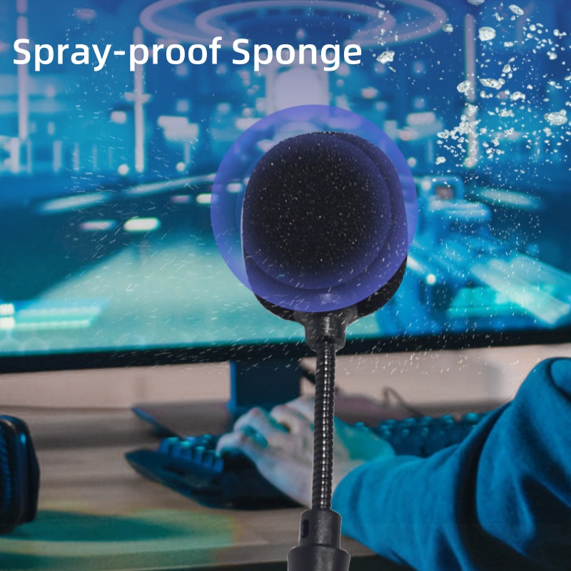 mini microfono flessibile con capacità Jack da 3,5 mm 2/3/4 poli portatile per altoparlante scheda Audio PC computer portatile telefono cellulare