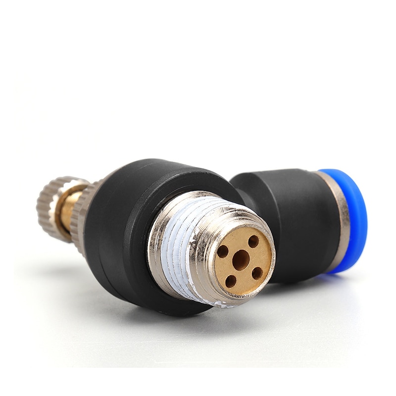 Pneumatic speed flow controller 8mm 6mm 10mm 12mm OD hose tube 1/4 "BSP 1/8" 3/8 "1/2" male Air flow limit valve