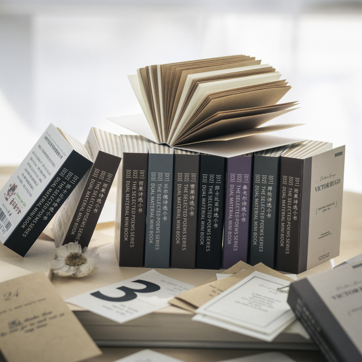 Yoofun-Mini libro de poemas , 100 hojas, Vintage, bonitos blocs de notas, álbum de recortes, Collage, diario basura, papeles de Material de decoración