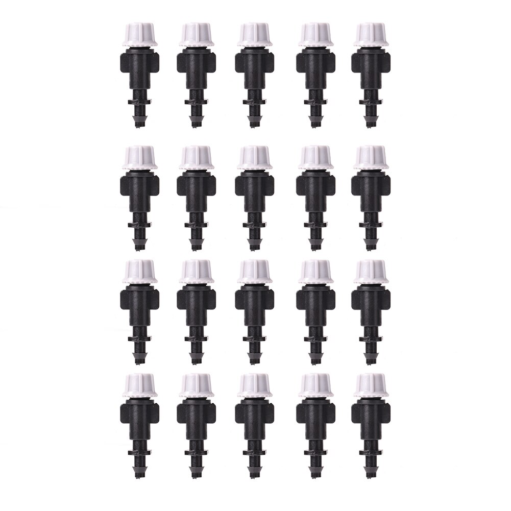 Watering Irrigation Nozzles Plastic Automatic Mist Refraction Spray Head Popped Up Garden Water Sprinkler Spray: 20Pcs