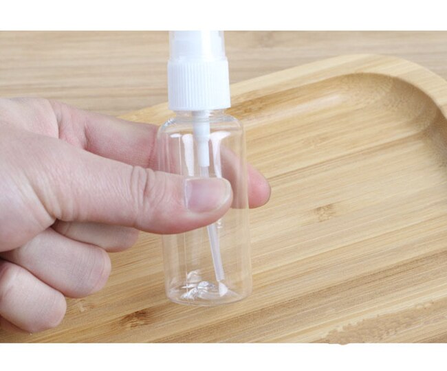 1 stuk transparante lege spuitflessen 30ml/50ml/100ml plastic mini navulbare containers lege cosmetische containers