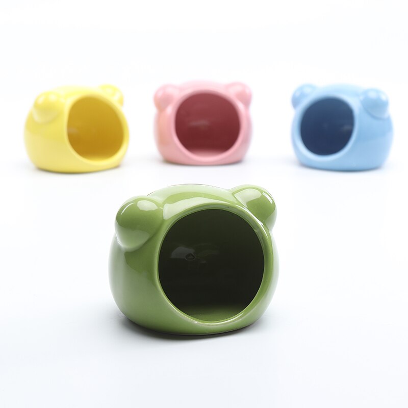 Nid de Hamster en céramique, Pot à nourriture en céramique, petit nid de Hamster, fournitures de refroidissement d'été