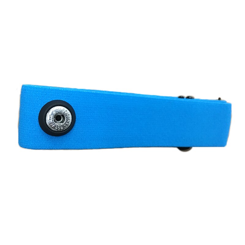 Correa de pecho para Polar H7, Wahoo, Garmin, Bryton, Magene, Coospo, Geonaute, TomTom, Monitor de ritmo cardíaco inalámbrico deportivo, banda HRM: BBX14-Light blue