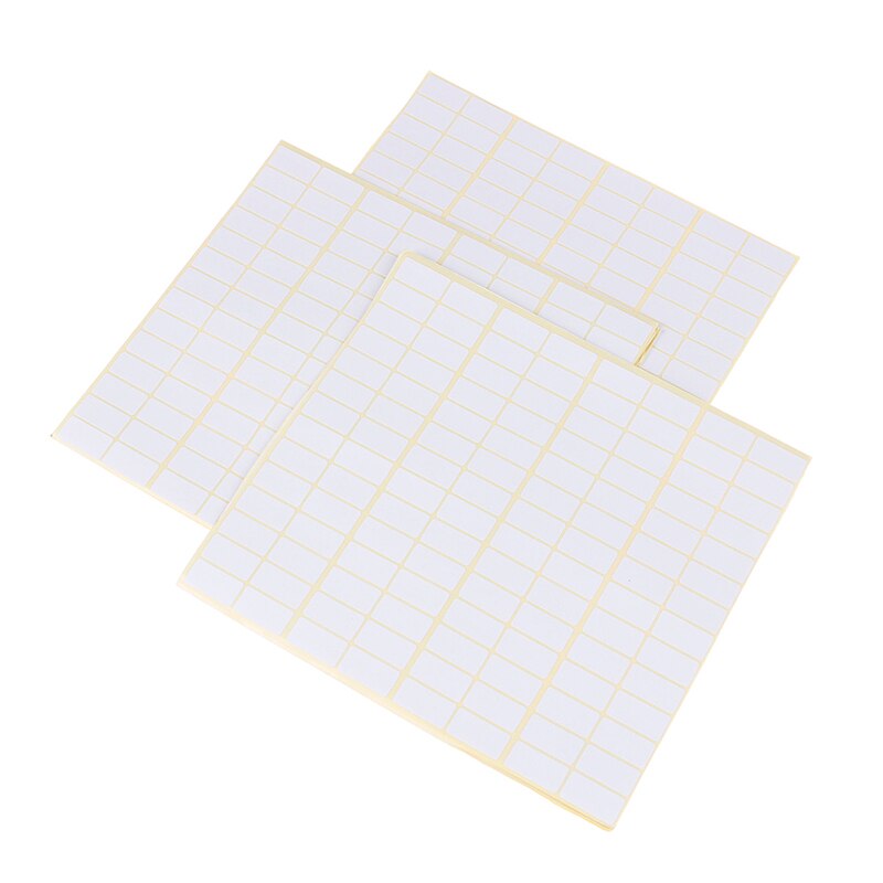15sheets A Lot 10x20mm Blank White Sticker Labels Small Paper Adhesive Label Stickers Writable Note Sticker Tag Crafts