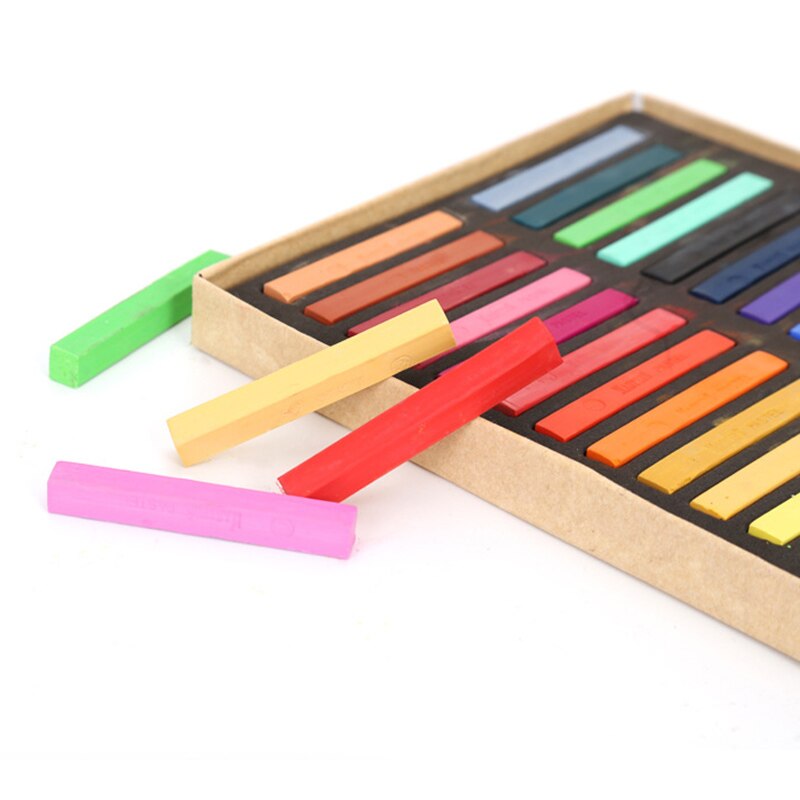 Oil pastel 12/24/36/48 Colors Art Drawing Color Crayon Set Soft Dry Pastel Artist Student Graffiti Painting Drawing