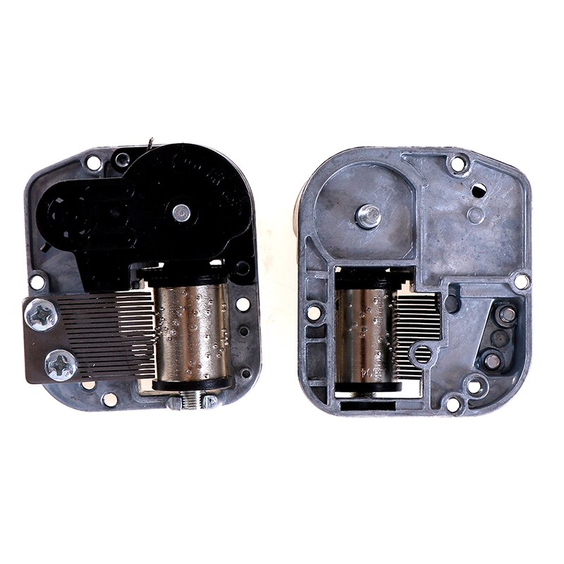 1pc mechanische doe-het-zelf opwindbare muziekdoos sankyo muziekbeweging schroeven sleutel huisdecoratie zilver ca. 50g ambachtelijke decoratie