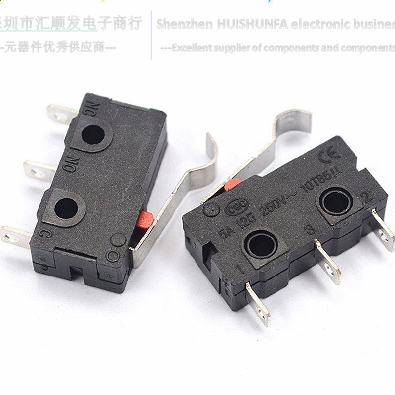 Stroke limit switch contact button copper contact KW12 curved handle 3 feet 16MM long handle