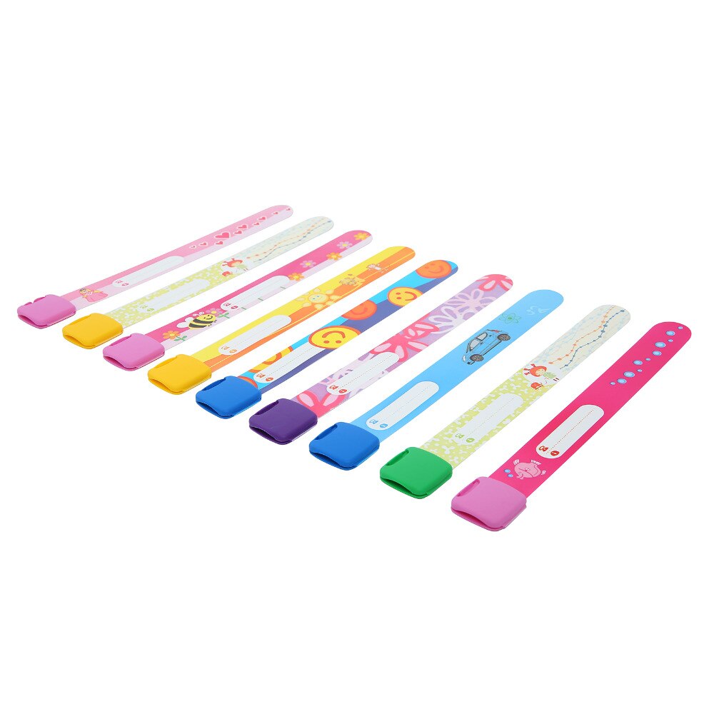 QiQiWu Kids ID Veiligheid Polsband Armband Kind Baby Herbruikbare Verstelbare Armband polsbandjes Waterdicht PU Kid Kinderen Pols Band