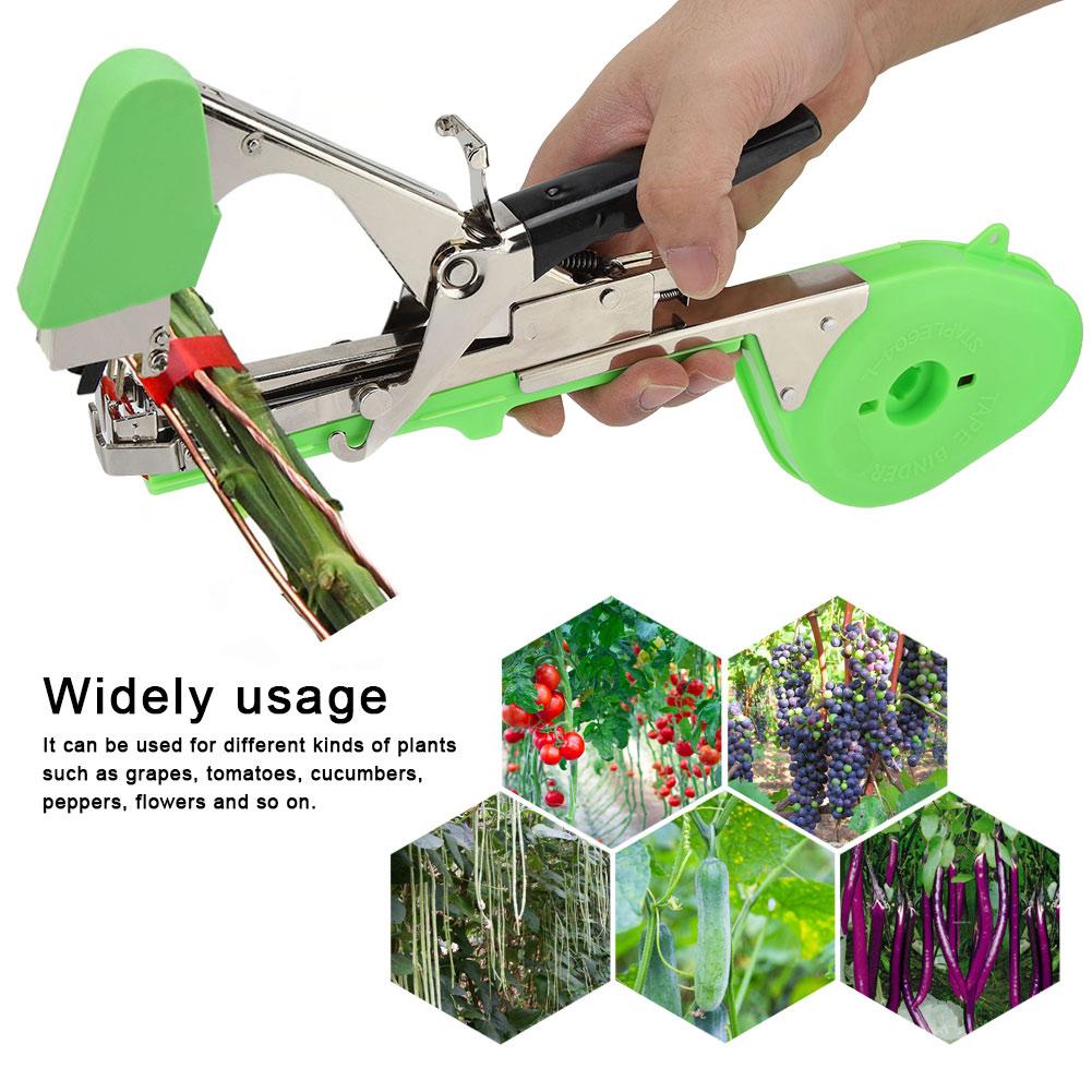 Portable Plant Hand Tying Tape tool Tapener Garden Tapetool Machine Plant Vegetable Hand Tying Binding Machine Tape Tool