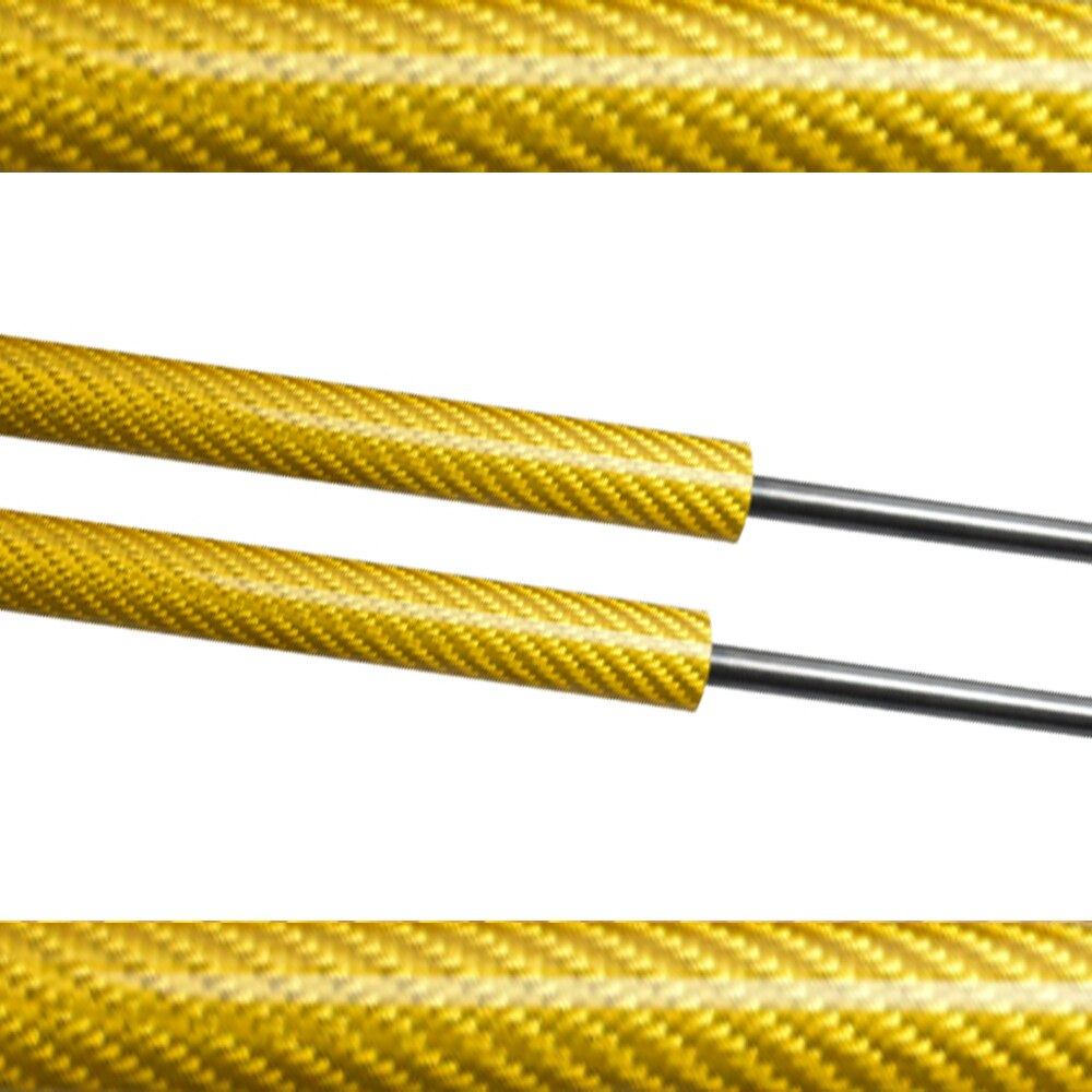 for Peugeot 308 T9 SUV Front bonnet Hood Carbon Fiber modify Gas Spring Struts Prop Lift Support damper: yellow carbon fiber