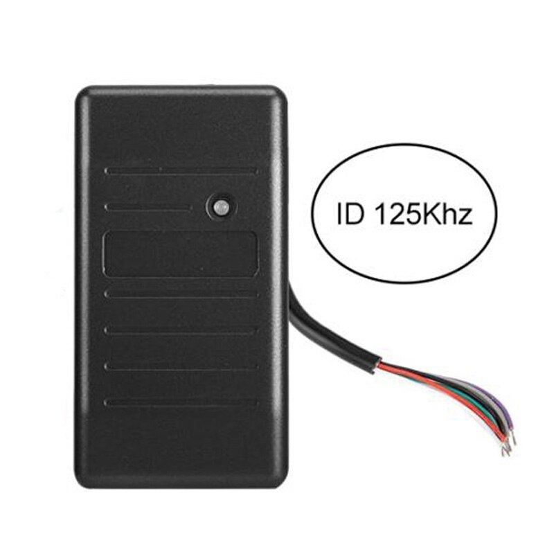 Waterproof 125Khz RFID Card Reader Wiegand 26 34 Card Reader LED Indicators Security N20 Card Access Control Reader: ID card reader