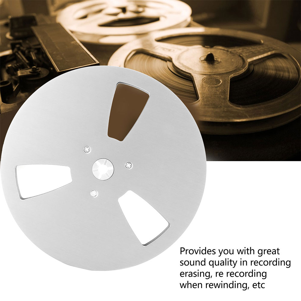 1/4 7 Inch Lege Tape Reel Aluminium Lege Tape Reel 3 Gaten Opname Takeup Reel voor TEAC Universeel voor Reel To Reel Tape