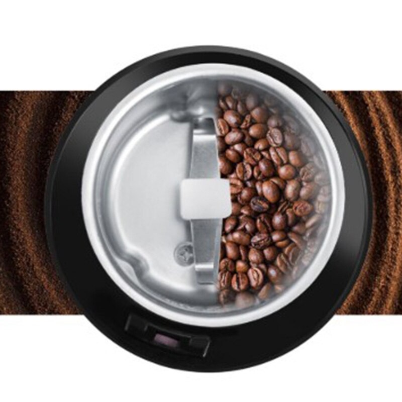 Portable Mini Grinder Home Electric Coffee Machine Powder Machine(Eu Plug)