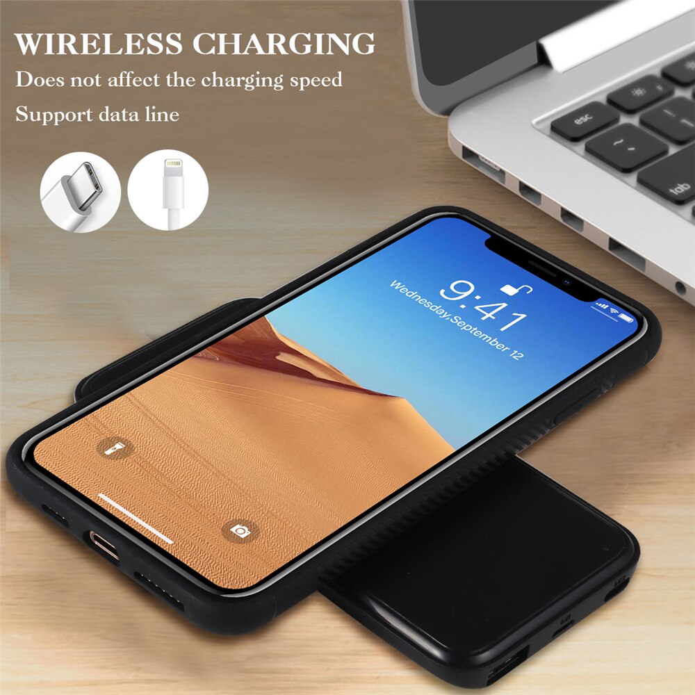5000mAh Wireless Charging Magnetic Battery Cases For iPhone 11 Pro Max Backup Power Bank Charger Cover For iPhone 11 Power Case