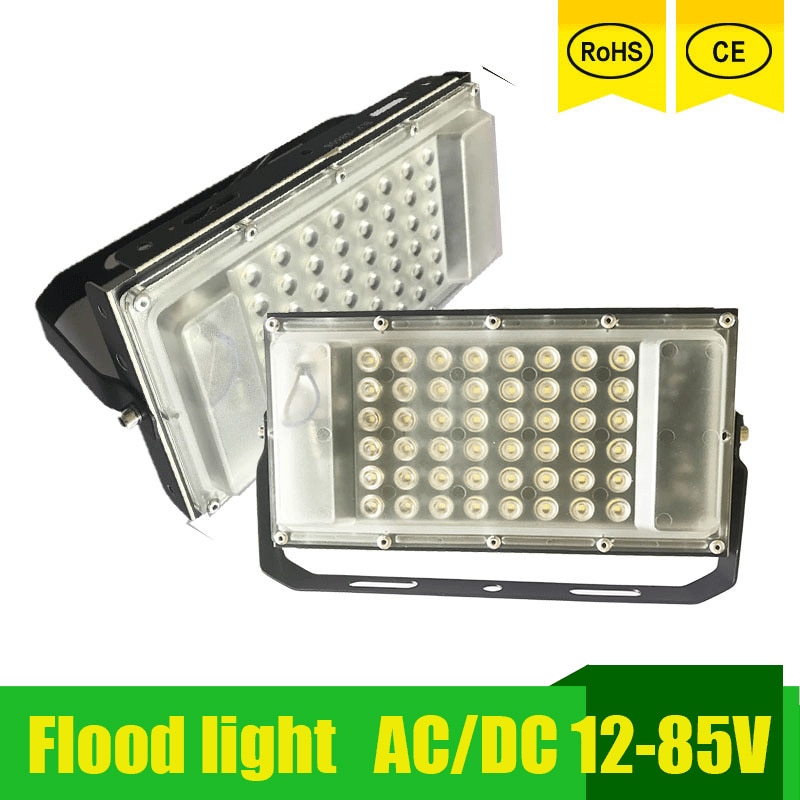 Led Flood Lights Outdoor AC/DC 12v 24v 36v 48v 85v 50w Waterproof IP65 Garden Flood Light Spotlight Floodlight Night Lighting