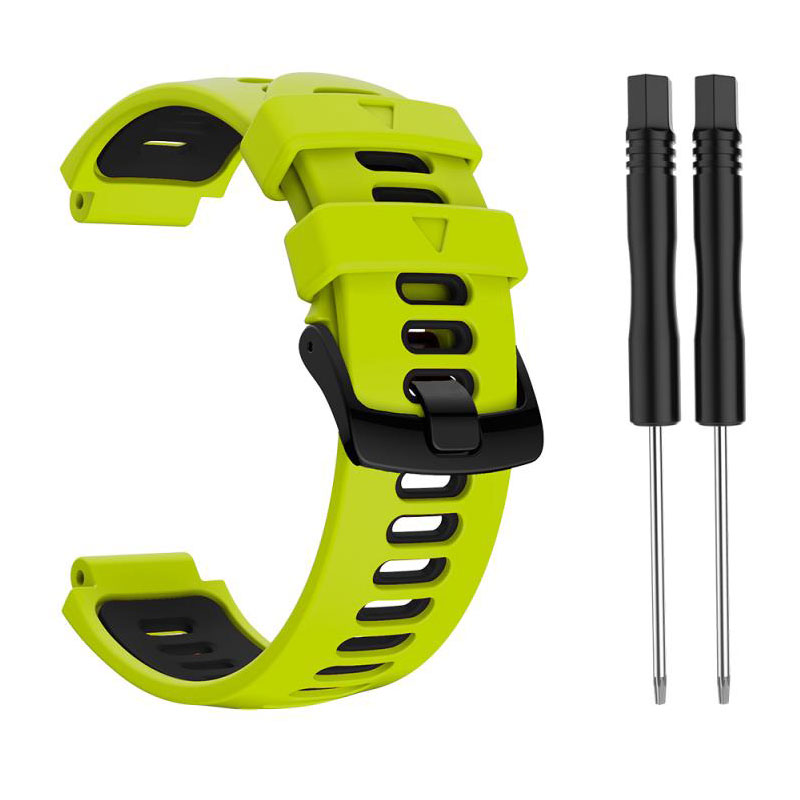 Pasek do zegarka Garmin Forerunner 735XT 735/220/230/235/620/630 Miękki silikonowy pasek do zegarka Sportowy pasek do zegarka Waterpoor: M / FIOLETOWY