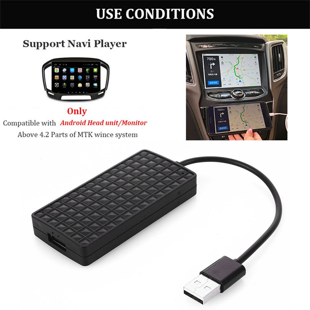 Lamjad Vehemo – clé USB intelligente pour lecteur CarPlay, Mini clé USB, Navigation, avec Android Auto