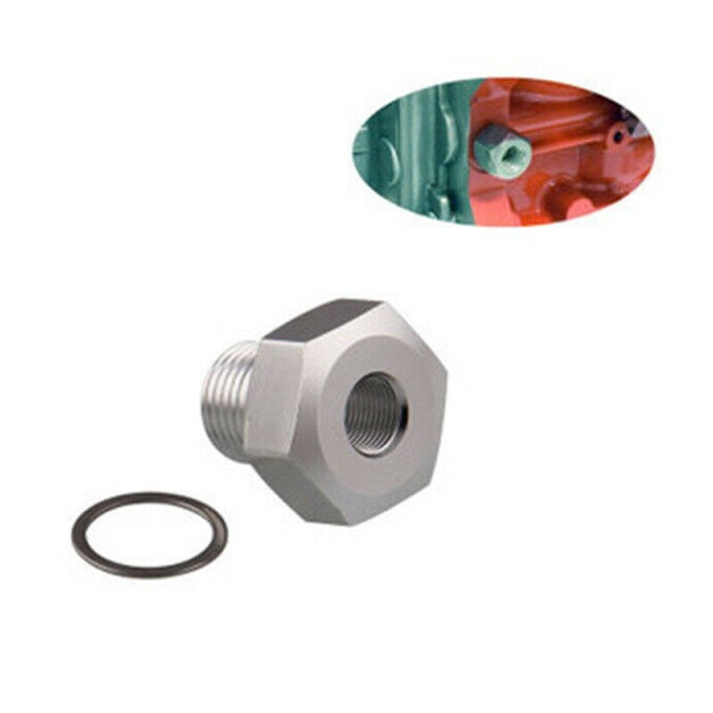 RA Oil Pressure Sensor Adapter LS Engine Swap Male M16X1.5 to Female 1/8 NPT for GM LS Series Engine