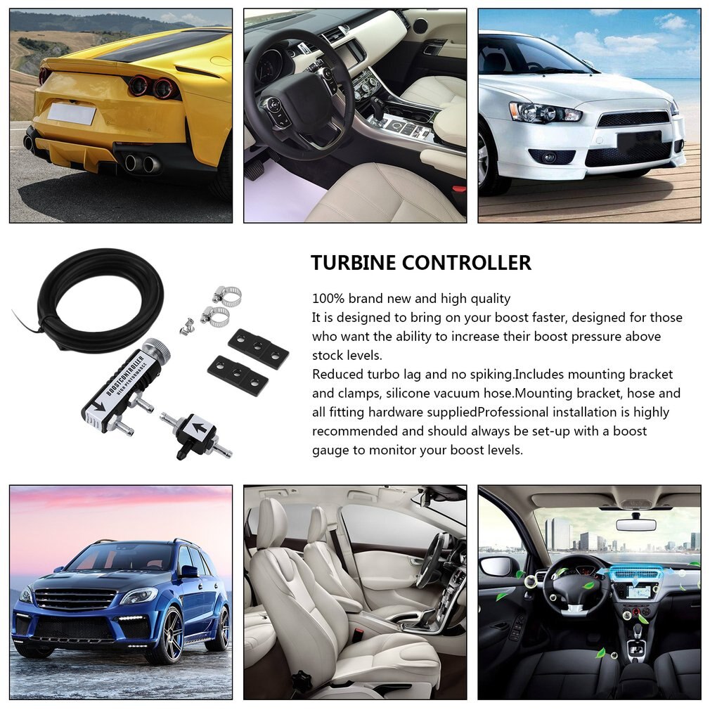 Universal Racing Car Turbo Boost Controller Turbo Turbine Governing Valve Manual Boost Controller 3 color option