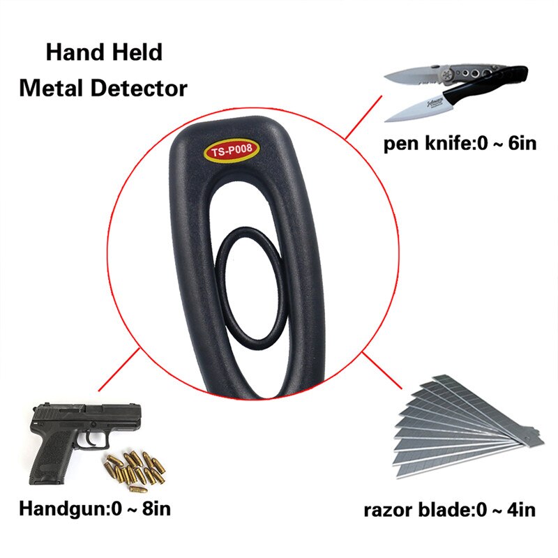 Handheld Metal Detector High Sensitive Examination Room Factory Station Security Inspection Instrument