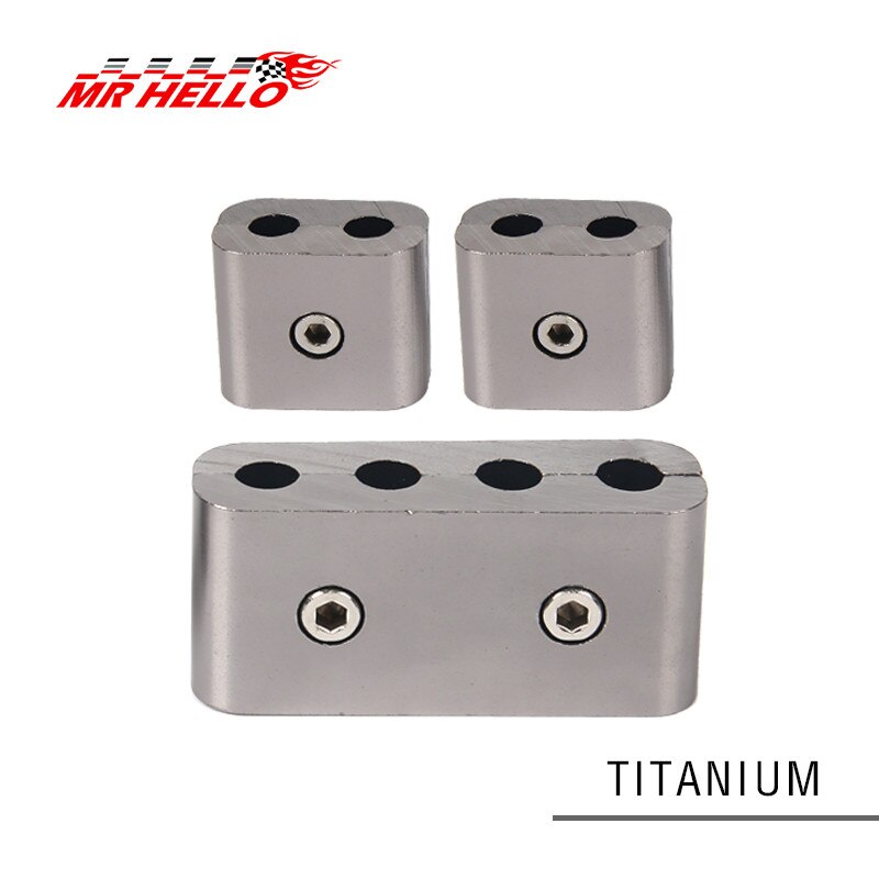 3 piezas jdm spw con contraseña para bujías de coche, separador de cables eléctricos, abrazadera para cable de encendido, clip decorativo para coche.: Titanio