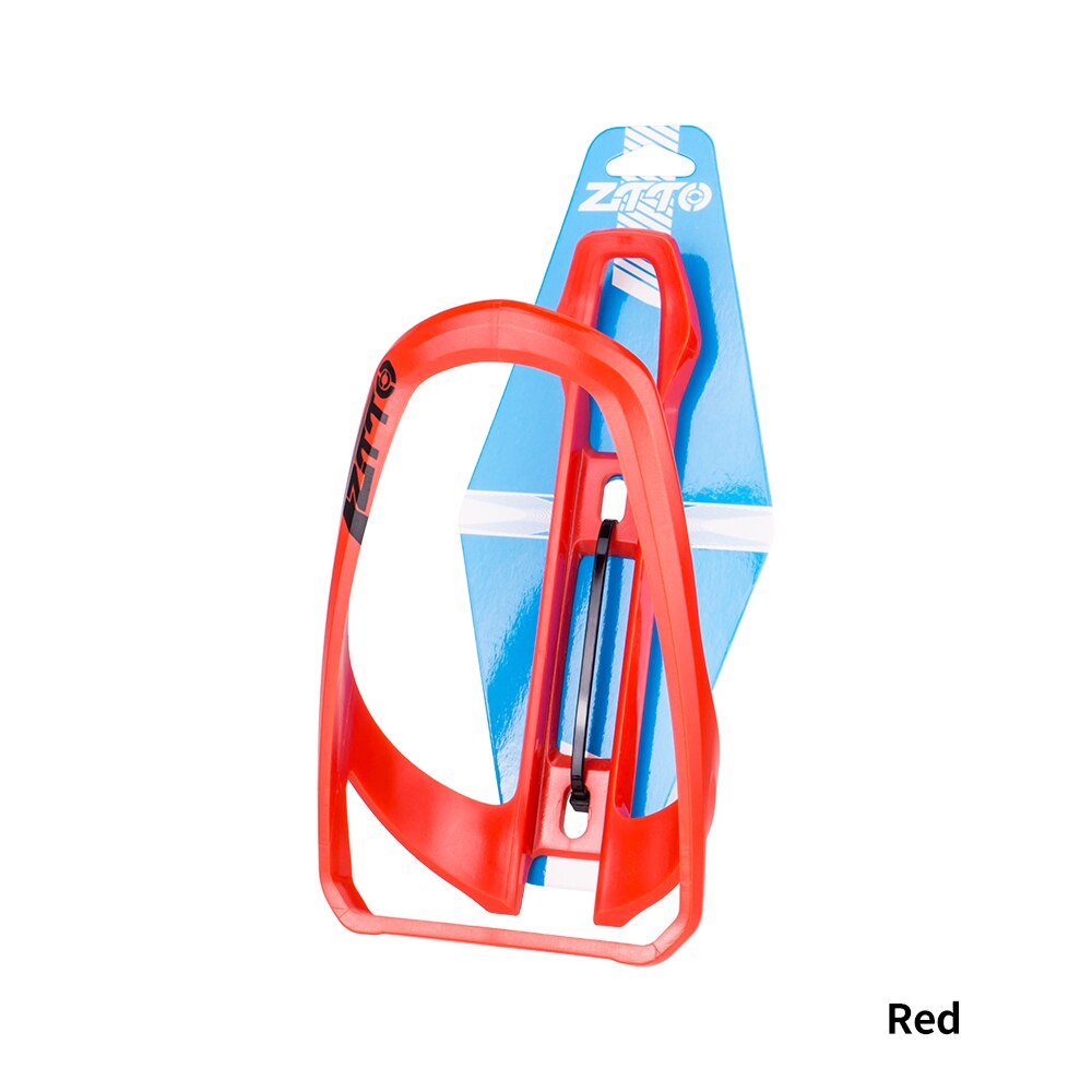 ZTTO MTB Road Bike Water Bottle Cage Bicycle Bracket Light Water Bottles Holder Cycling Bottle Cage Less than 75g: Red