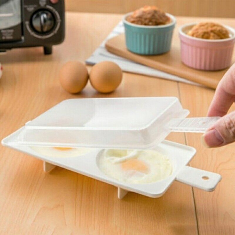 Wcic mikroaaltouuni kahden munan salametsästäjä ruokalaatu pp voileipä aamiainen pikaliesi höyrykeitin keittiötyökalu