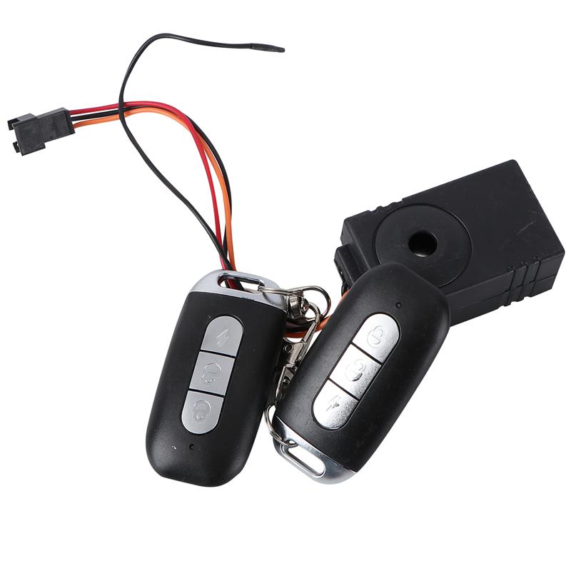 Electric Car Alarm Wireless Remote Control Alarm Suitable For 48V~60V Electric Control Lock Vibration Alarm