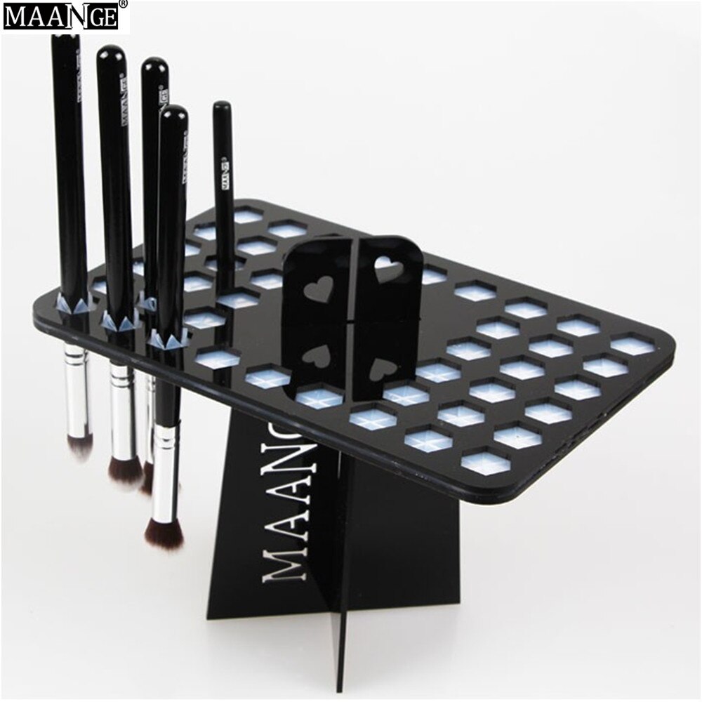 Make-up kwasten houder met 14/26/42 gaten, standaard boom, droge kwasten houder, kwasten organiseren, make-up kwasten rek houder, cosmetische tools