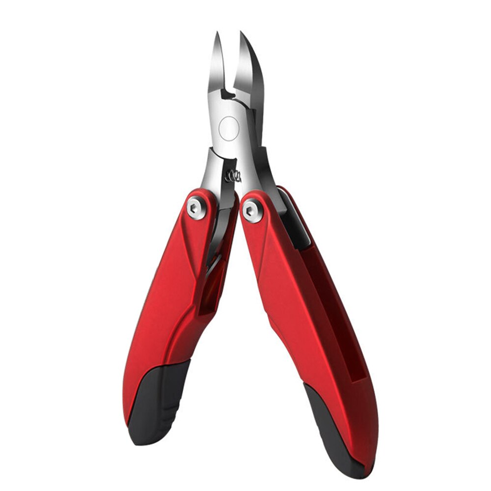 Nail Multiple Clippers Cutter Tools Stainless Steel Nipper Manicure Salon Home Easy Carry Fold Pedicure Precision Thick: Red
