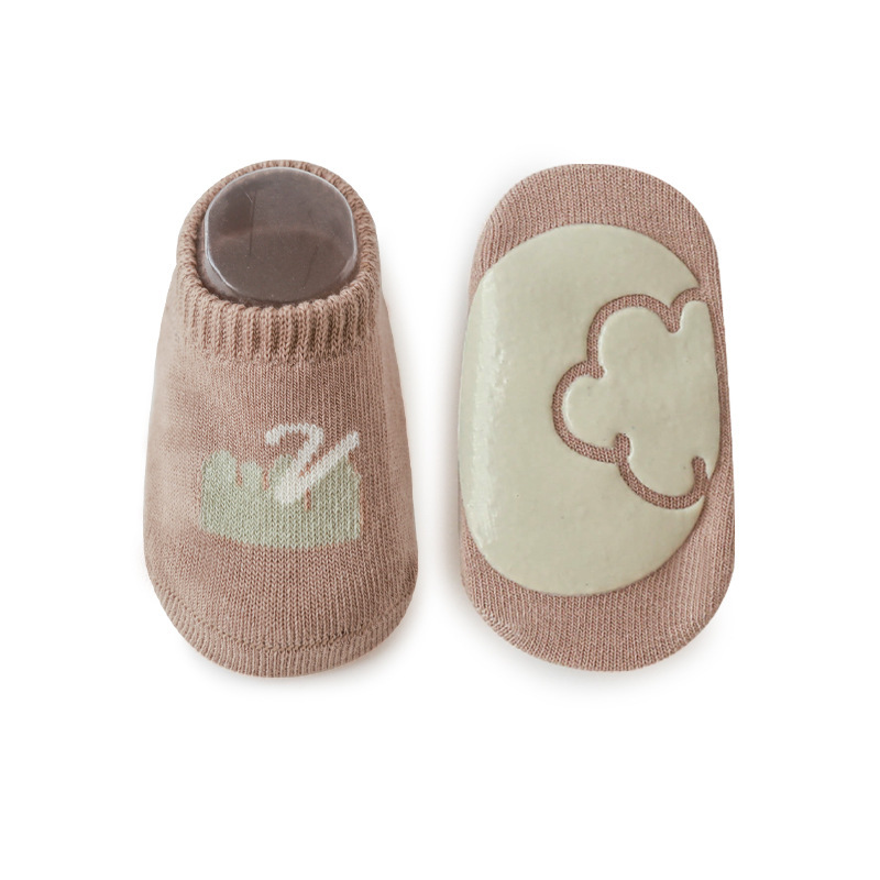 5 pares/lote 2022new 0-3years antiderrapante não skid tornozelo meias com apertos para o bebê da criança crianças meninos meninas todas as estações meias de algodão