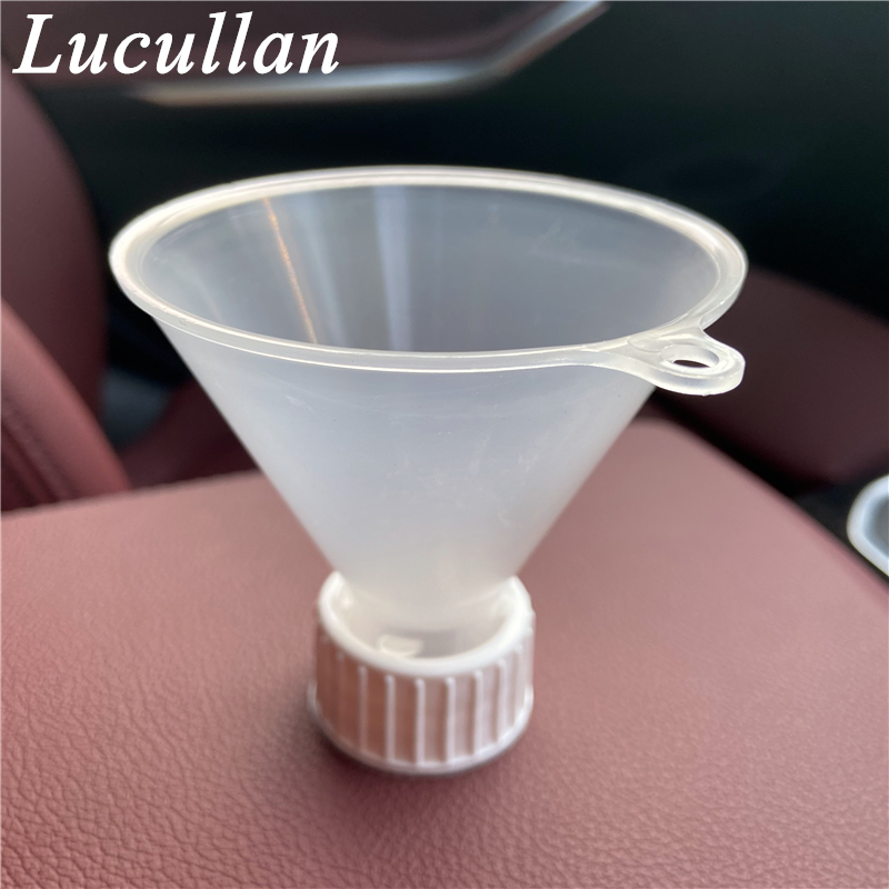 Lucullan 28MM Fill Threaded Funnel - Twist On Empty Spray Bottle Refill Liquid Oils Powders For Home Car Detailing