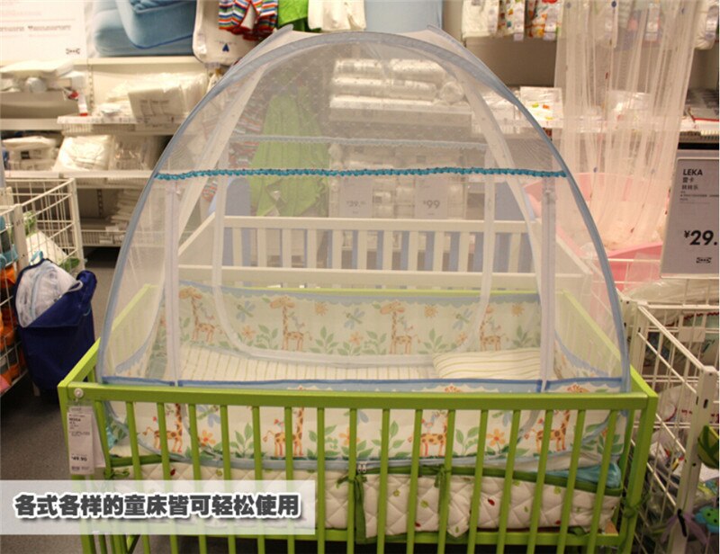 115cm/155cm schattige opvouwbare klamboes met cartoonpatroon voor kinderbed, babybedje, klamboe, tent, buitentent voor kinderen, kamperen